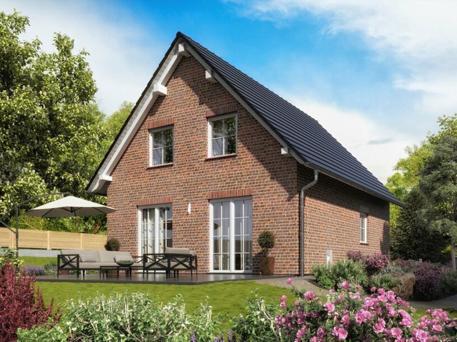 Raumwunder 100 mit Klinker und Dachüberstand